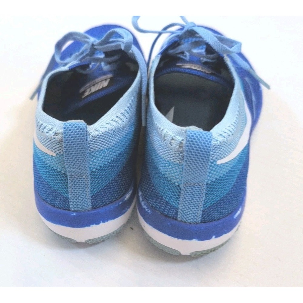 Nike Free TR Focus Flyknit Women's 9.5 Blue Running Training Shoes 844817-401 - Picture 5 of 7